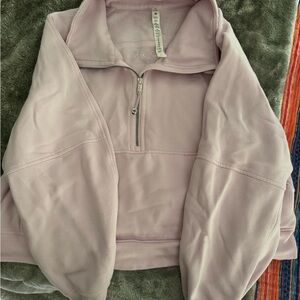 Pink Quarter-Zip Pullover